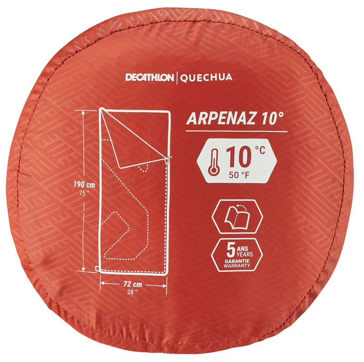 کیسه خواب QUECHUA مدل ARPENAZ10°C