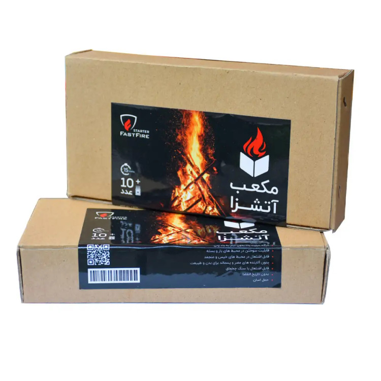 مکعب آتشزا 10عددی FAST FIRE HIRBOD